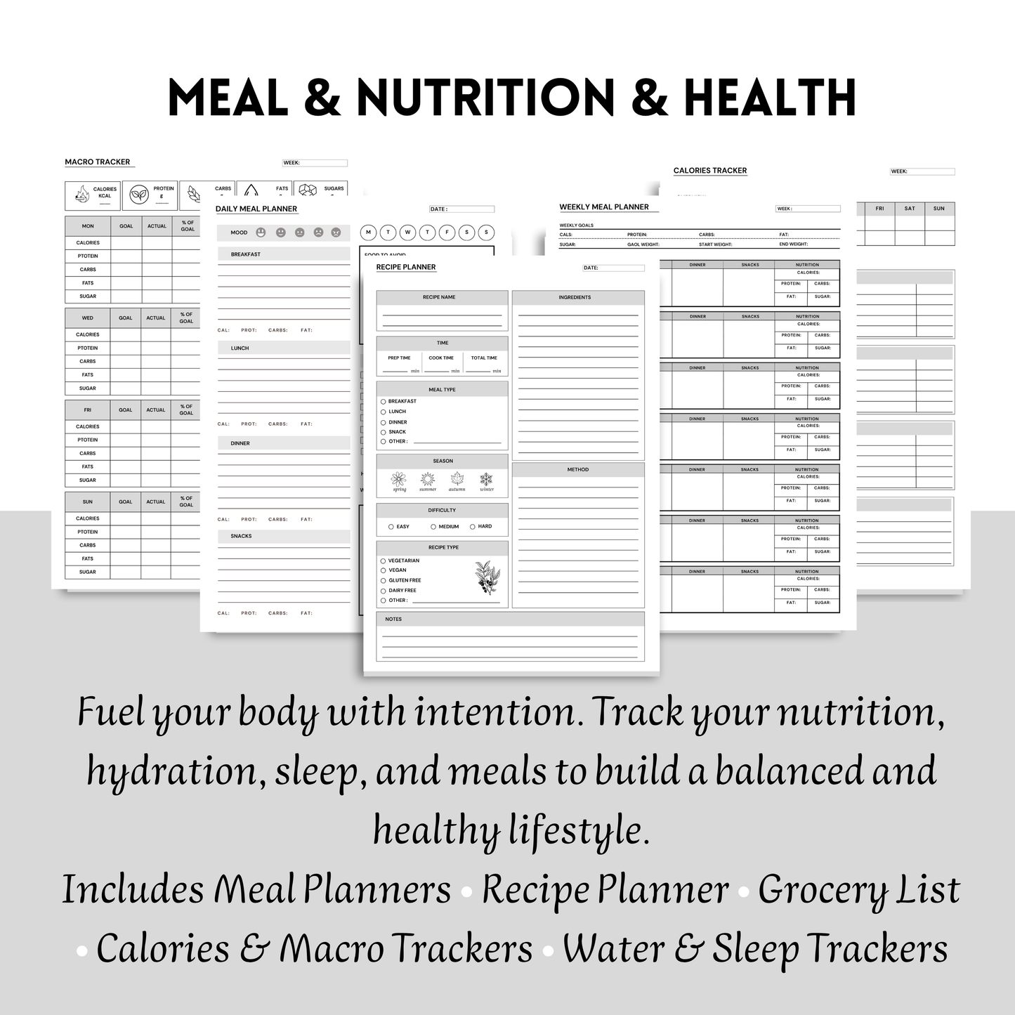 The Ultimate Fitness Planner