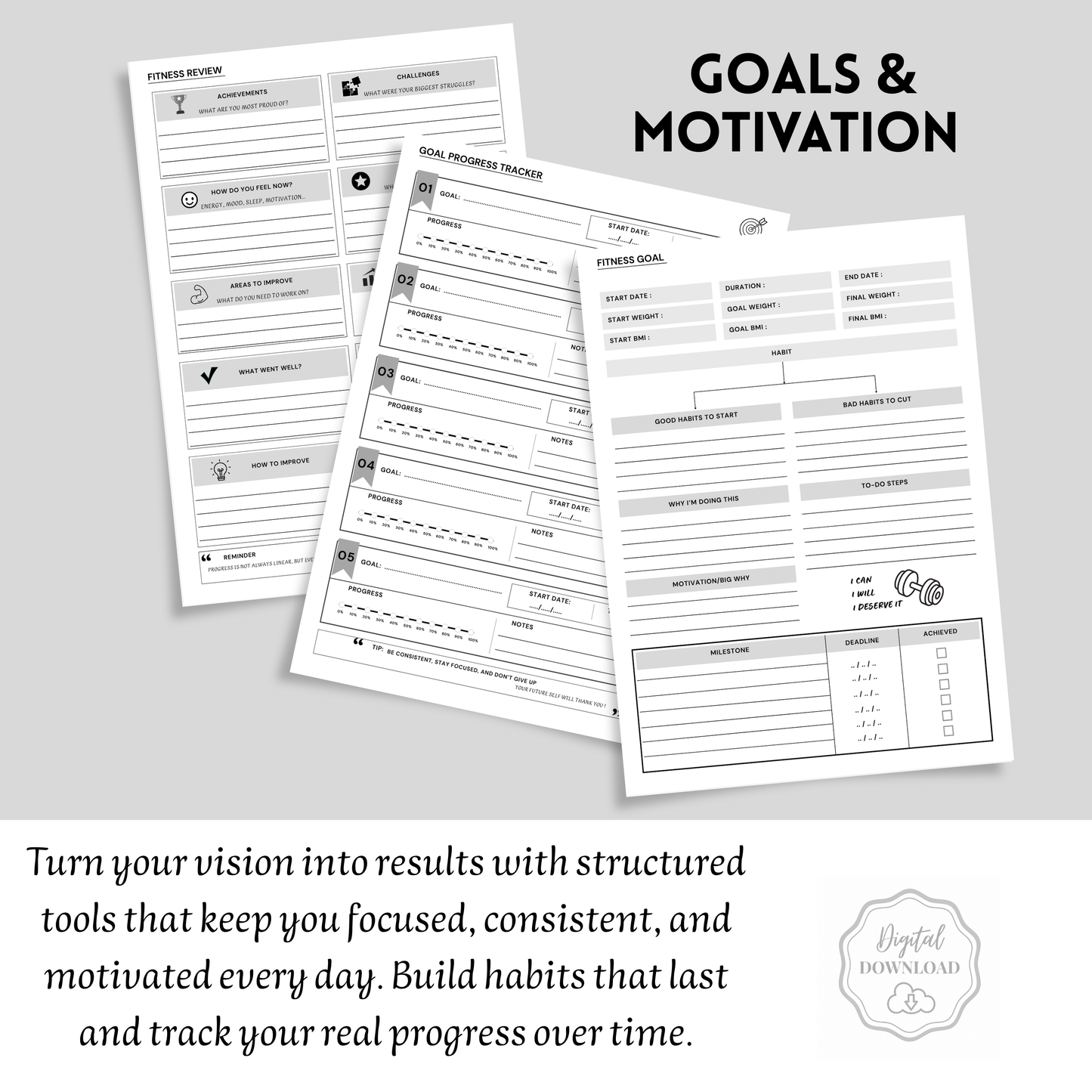 The Ultimate Fitness Planner